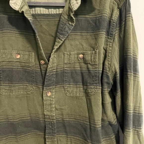 Aeropostale Shirt Jacket Green Plaid - Casual Button-Up Jacket, Men's Plaid - Picture 2 of 6